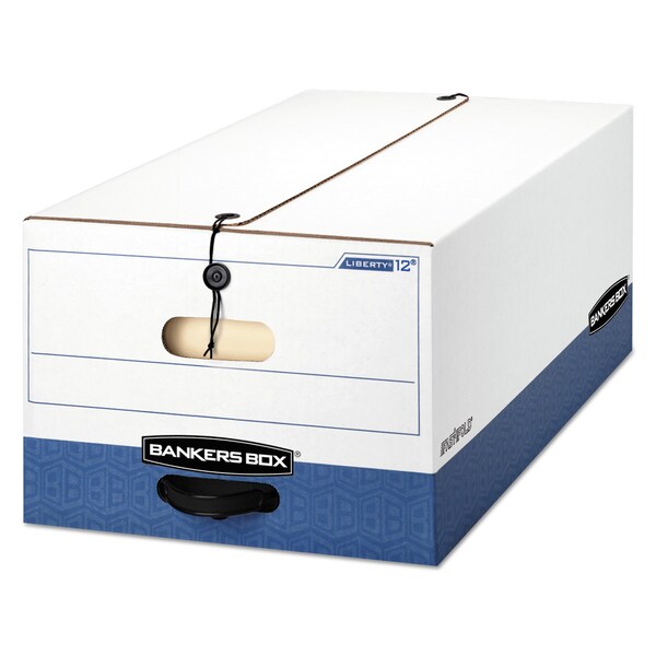 LIBERTY(R) Heavy-Duty Strength Storage Boxes, 15.25" W, 24.13" D, 10.75" H, Two Flaps Closure